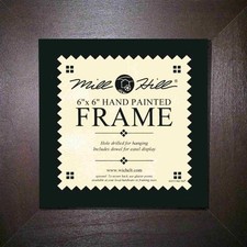 MILL HILL FRAME 6 x 6in Fits Mill Hill Button Bead Cross Stitch Kits Chocolate