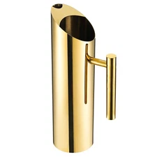 Stainless Steel Water Pitcher 53oz/1.5L Modern Metal Pitcher with Ice Guard G...