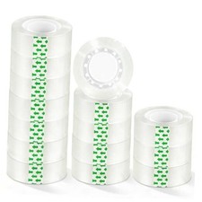 Rolls Transparent Tape Refills, Clear Tape, Gift Wrap Tape 3/4 Inch x 1000 15