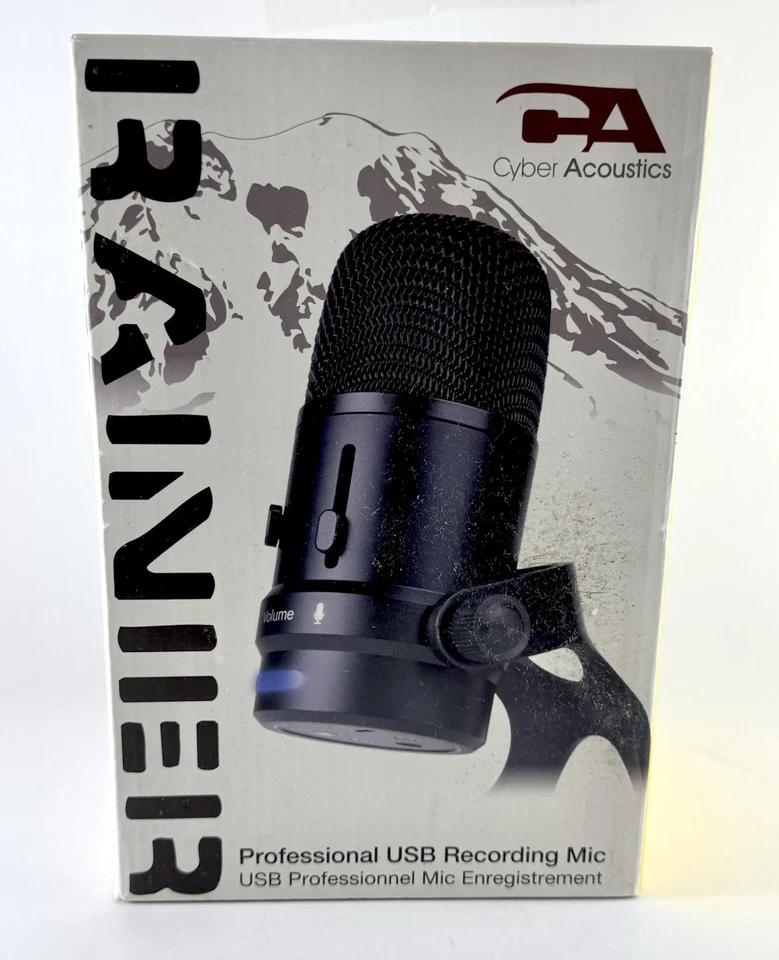Cyber Acoustics Rainer USB Recording Mic with original Box - Excellent Condition - Image 3 of 4