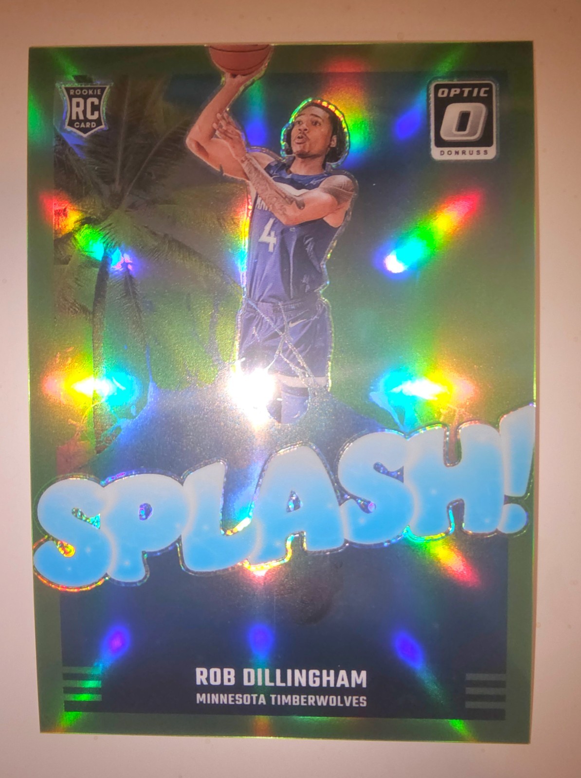 2024-25 Panini Donruss Optic ROB DILLINGHAM Splash Lime Green #/199 RC 🔥