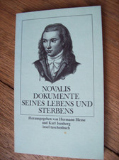 Hesse/Isenberg/Hg NOVALIS Dokumente seines Lebens und Sterbens *kt. illust. 1982