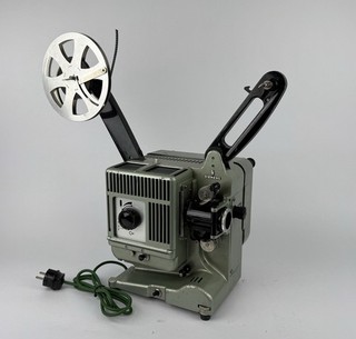 Proyector Siemens 800 8 mm Proyector de película de 2 bandas con grabadora magnética Sf.TL.