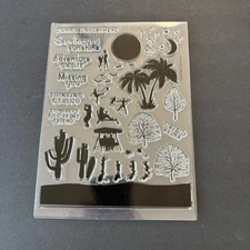 Simon Says Stamp Exclusive On The Horizon Scene Making Silhouette Clear Stamps