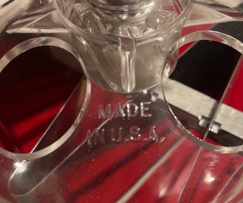 Tritatutto vintage made in USA, rosso metà secolo usato - testato/funzionante - Foto 9 di 9