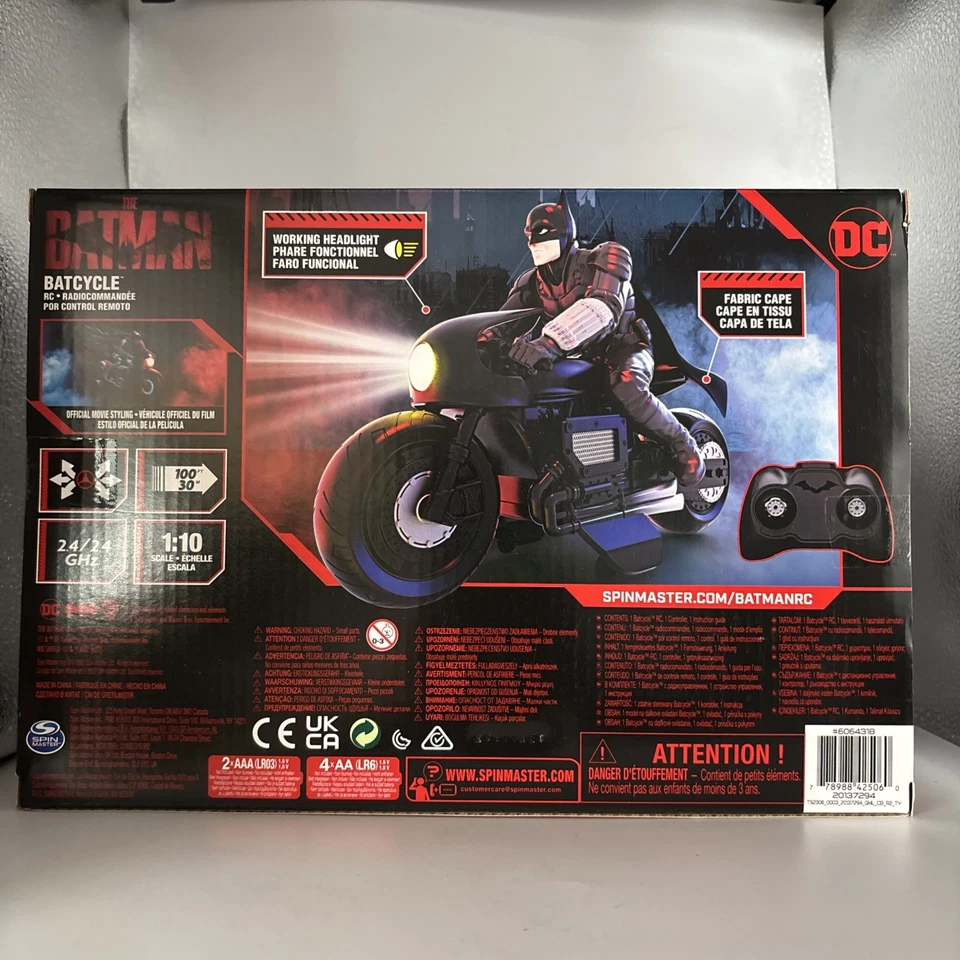The Batman Batcycle RC With Controller NEW - Image 3 of 3