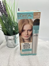 Loreal Magic Root Rescue 10 Min Root Coloring Kit 8G Medium Golden Blonde Shades