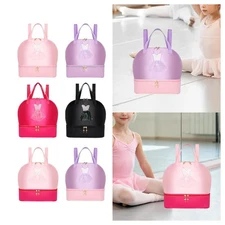 Kids Ballet Dance Backpack Cute Children Ballet Bag for Travel Gift Dancing