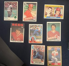 Immaculate 8-Card PETE ROSE Topps Lot – 1963 Rookie + Manager + Highlights NM 
