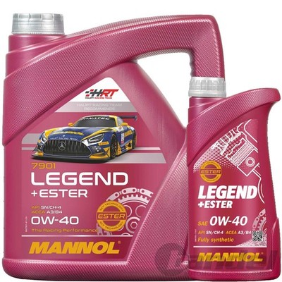 5L ÖL MANNOL LEGEND+ESTER SAE 0W40 passend für API SN/CH-4 VW 502/505 MB 229.5