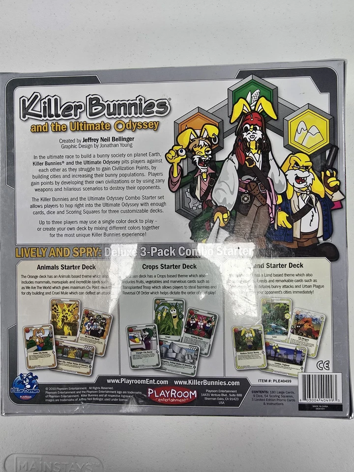 KILLER BUNNIES AND THE ULTIMATE ODYSSEY DELUXE 3pk COMBO STARTER New Sealed - Image 2 of 2