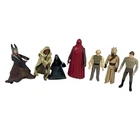 Vintage Kenner Star Wars 7 Action Figure Lot POTF Hans Solo Carbonite Lobot 1977
