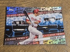 2025 Topps All-Star Game #CS-22 Chase Utley Classic Swings Nmmt
