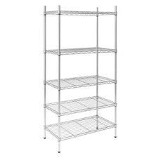 NEW! 5 Tier Heavy Duty Steel Wire Rack Shelf Storage Shelving Unit