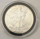 2005 American Silver Eagle Dollar BU Troy Ounce .999 in plastic holder
