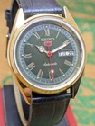 Rare Vintage Seiko 5 Automatic Day Date Movement No. 6309A Japan Made Mens Watch