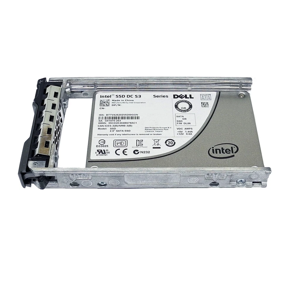 Dell Intel SSD DC S3610 Series 400GB 2.5" 6Gb SATA SSDSC2BX400G4R Server Storage - Bild 2 von 3