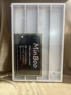 New White Bamboo Coffee Pod Storage Holder for Drawer Coffee