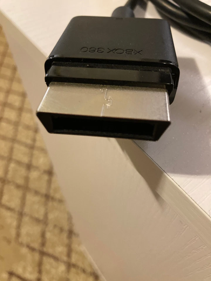 CONECTOR XBOX 360 A 3 CABLE ADAPTADOR AUDIO VIDEO MACHO RCA NEGRO 7' Foto 4 de 4