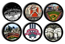 Retro Cleveland Indians Cabinet Knobs Ohio Tribe Fan Baseball Drawer Pull Handle