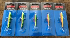 Rapala Jigging Rap W9  7/8oz GT Ice fishing lure  3.5” Lot Of 5 S1