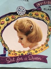 Lot 13 Vintage ROYALTY French Style HAIR NETS Dark Brown Brooklyn Mills NY USA