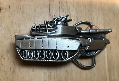 Bergamot Buckle J-41 Anthony J Irvin USA 1979 Abrams Tank Buckle 3D Size~100x45