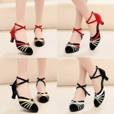 Lady Dance Shoes Rumba Waltz Prom Ballroom Latin Salsa Adult Soft Bottom Modern