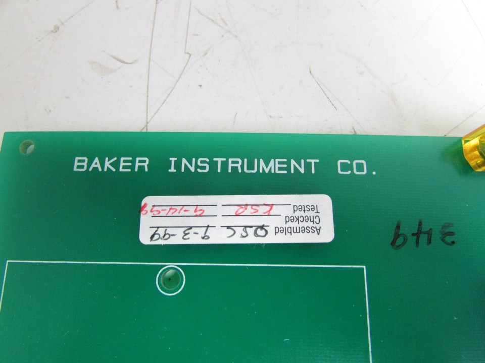 Bukhern Instrument BAKER INSTRUMENT 80-510 002-004 REV N AST-POWER AND LOGIC ***XLNT*** | eBay