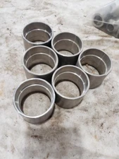 Lot of 6 Socket Butt Weld Couplings 316L Stainless Steel 1-1/2" 1 1/2''