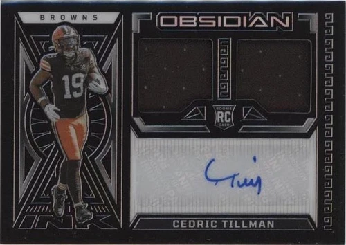 2023 Panini Obsidian Cedric Tillman #RJI-CTI