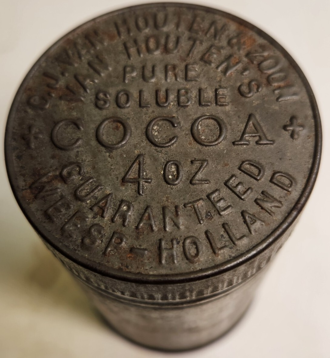 Van Houten Pure Cocoa 400g×3缶 VAN HOUTEN & ZOON COCOA TIN CAN PURE SOLUBLE 4oz WEESP