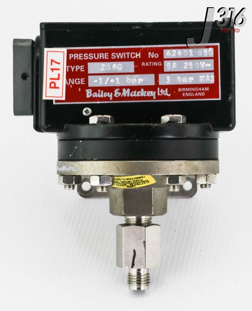 13811 BAILEY AND MACKEY LTD PRESSURE SWITCH, 1 +1 BAR 208Q eBay