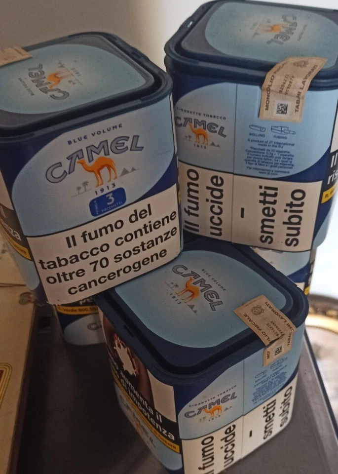 CAMEL TABACCO SCATOLA QUADRATA VUOTA 10 PEZZI Collezionismo Contenitore - Immagine 2 di 2