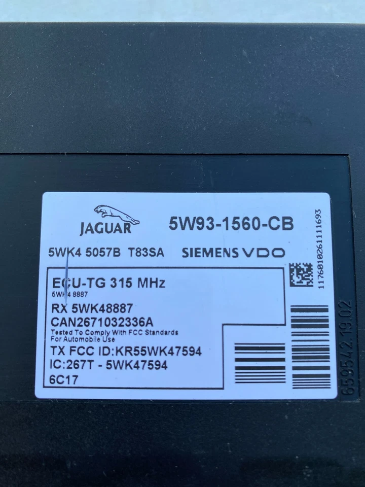 OEM JAGUAR VANDEN XJ8 PLAS MÓDULO TRASERO 5W93-1560-CB Foto 3 de 3