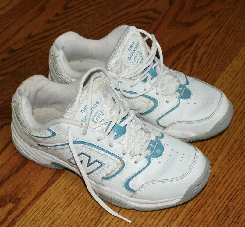 NEW BALANCE 515 Sneakers Donna Taglia 9.5 Bianco Blu Trainer WC515W