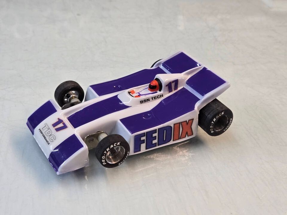 New Shelby Can Am womp Slot Car Body Painted and trimmed CHASSIS NOT