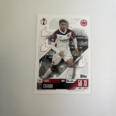 Fares Chaibi Match Attax 2024/2025 Eintracht Frankfurt 24/25 Topps # 250