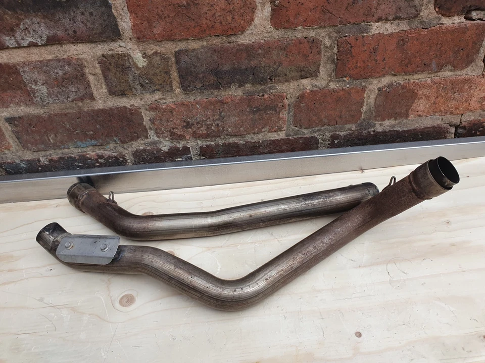 Tubos de enlace silenciador escape trasero Aprilia Futura RST 1000 2001-2005 Foto 2 de 4