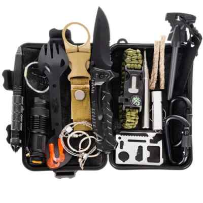 Survival Kit Klein Gadget Tool Notfall Kit Outdoor Geschenke Männer Weihnachten