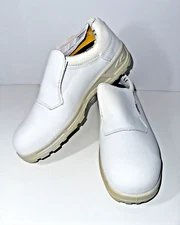 Sz 7.5 Cofra Aderplus Hygiene Clogs Safety Work Shoes Food Safe Steel Toe White
