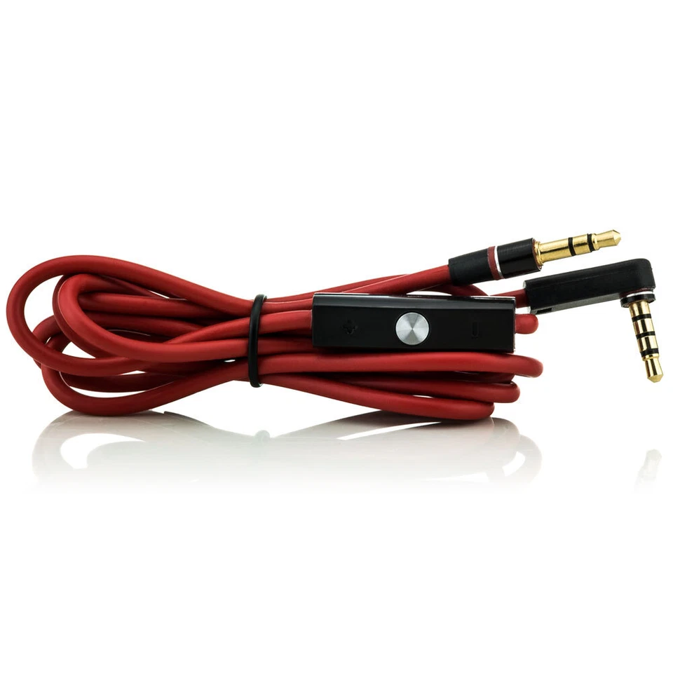 Ersatz Audio Kabel für Monster Beats Kopfhörer Control Talk & Mikrofon 3.5mm AUX
