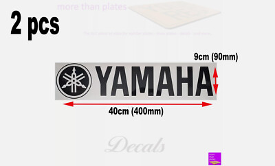 2x ZWEI YAMAHA Aufkleber 40cm x 9cm Sonderanfertigung - MTP