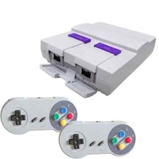 Puerto videojuego 16 bits, sistema de entretenimiento, consola super mini