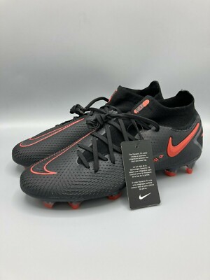 Nike Phantom GT Elite DF FG Black Orange Soccer Cleats CW6589-060