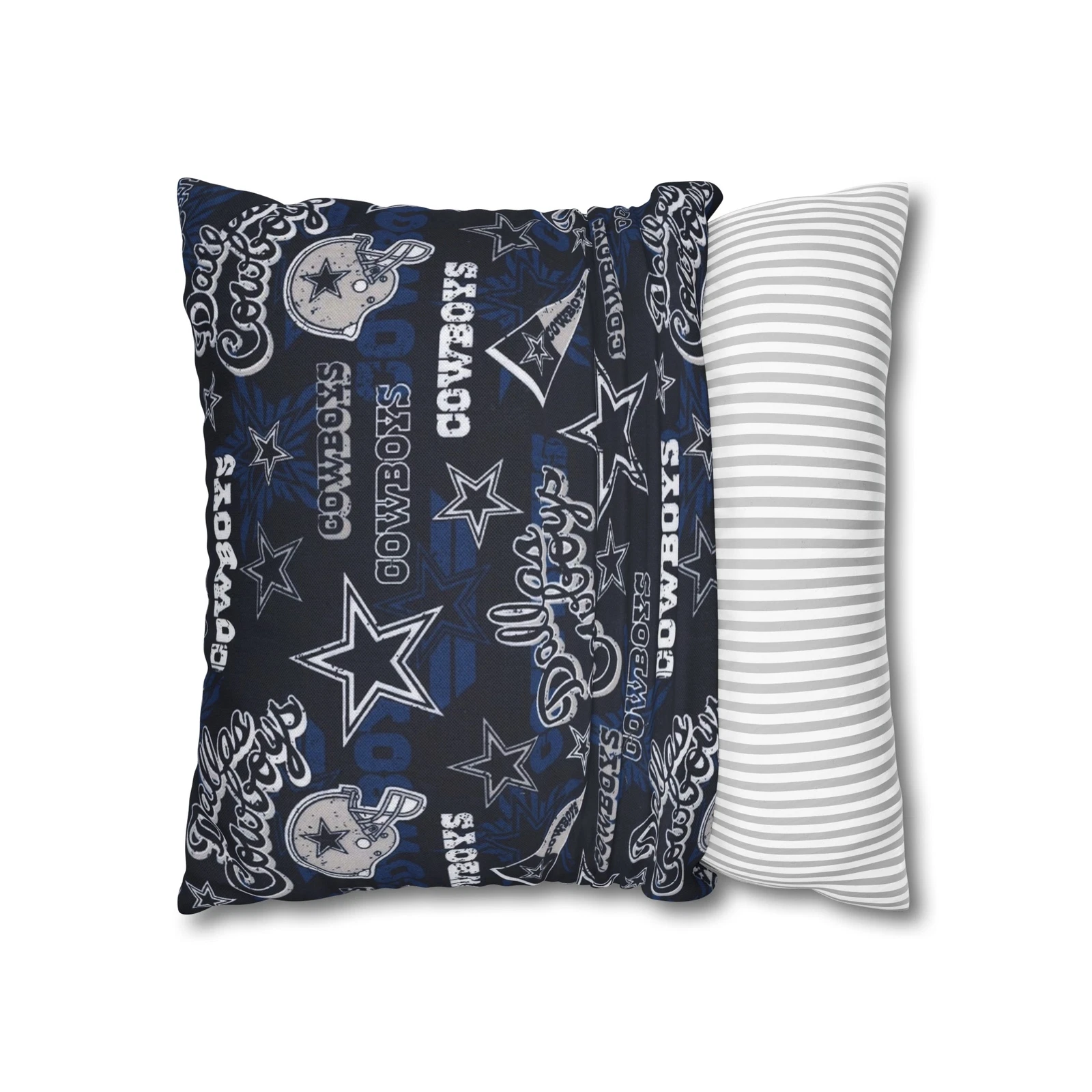 Dallas Cowboys Spun Throw Pillowcase