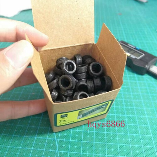 80/100 Piezas Neumático Goma 1/43 1/64 Hágalo Usted Mismo Modelo de Coche Neumático con Rack Diorama Accesorios - Imagen 16 de 20