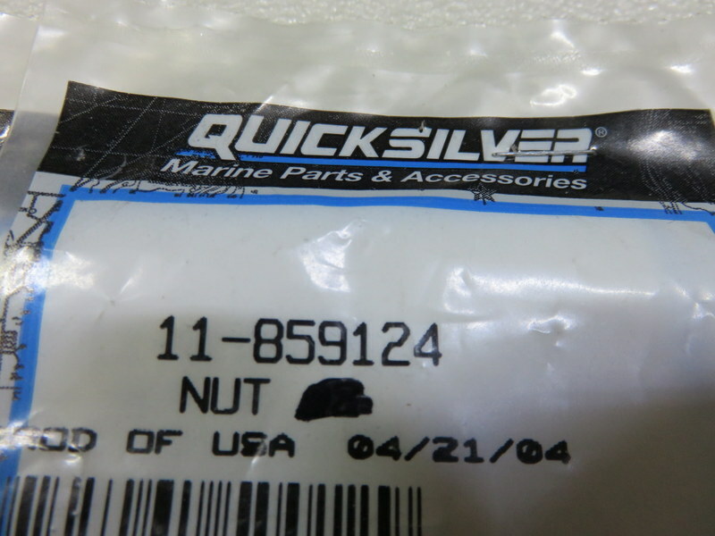 R96 Mercury Quicksilver 11-859124 Nut OEM Factory Boat Parts