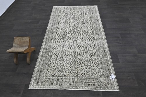 Oushak Turkish Vintage Rug 4x7 Kilim Rug Anatolian Handmade Boho Decor BEIGE