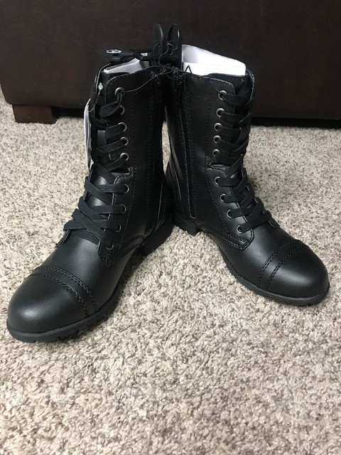 time and tru combat boots